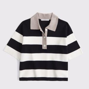 A&F LuxeLoft Short Sleeve Polo